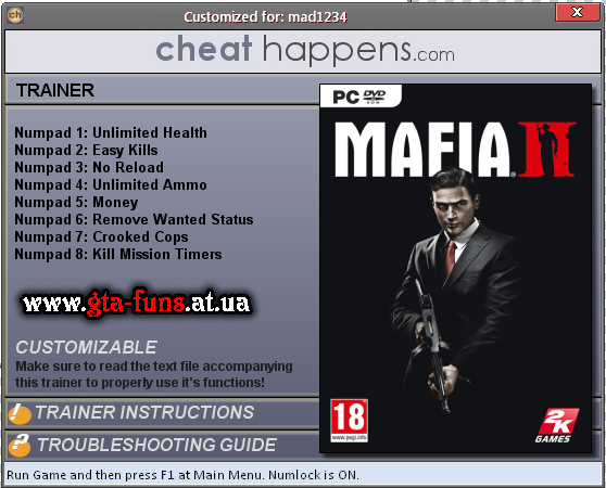 Mafia 1.2 Patch English